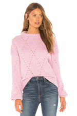For Love and Lemons Mia Pointelle Sweater