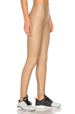Onzie High Rise Legging Taupe Snake