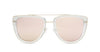 Quay French Kiss Clear Rose Sunglasses