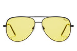 Quay Sahara Black Yellow Sunglasses
