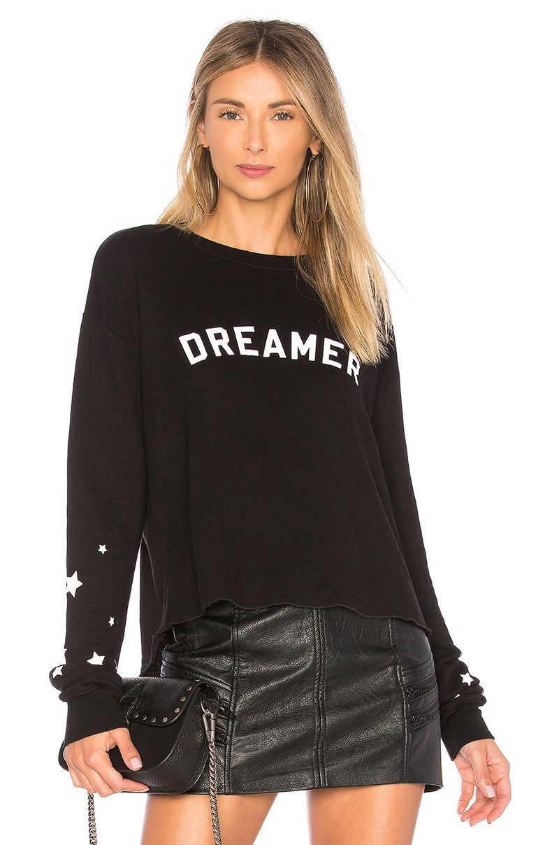 Spiritual Gangster Dreamer Arch Crop Sweatshirt