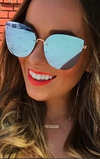 Quay Lexi Gold Blue Sunglasses
