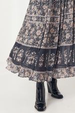 Spell & The Gypsy Juniper Maxi Skirt Charcoal